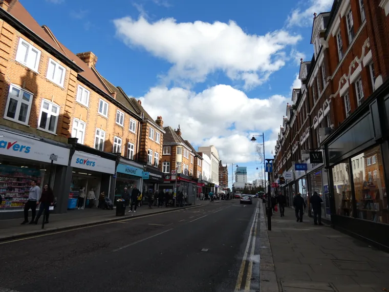 Church Street in Enfield Town